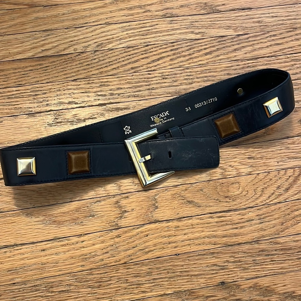 Vintage Escada Leather Belt